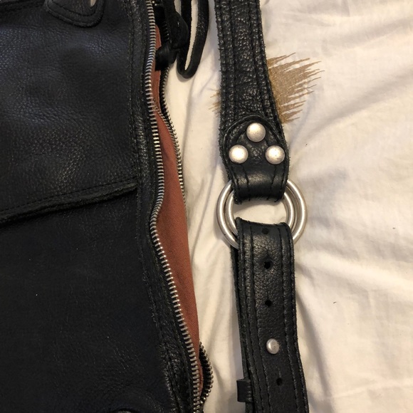 LUCKY BRAND BLACK LEATHER BAG - Picture 7 of 8